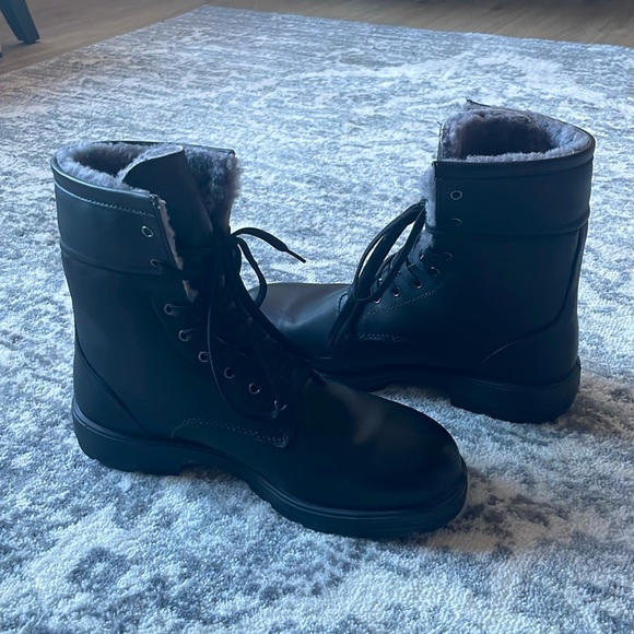 Blundstone Men’s Waterproof Winter Lace-Up Black Boot Size 9.5 - Picture 2 of 16